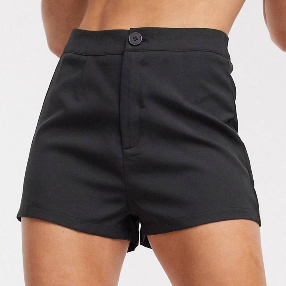 High Waisted black shorts nwot